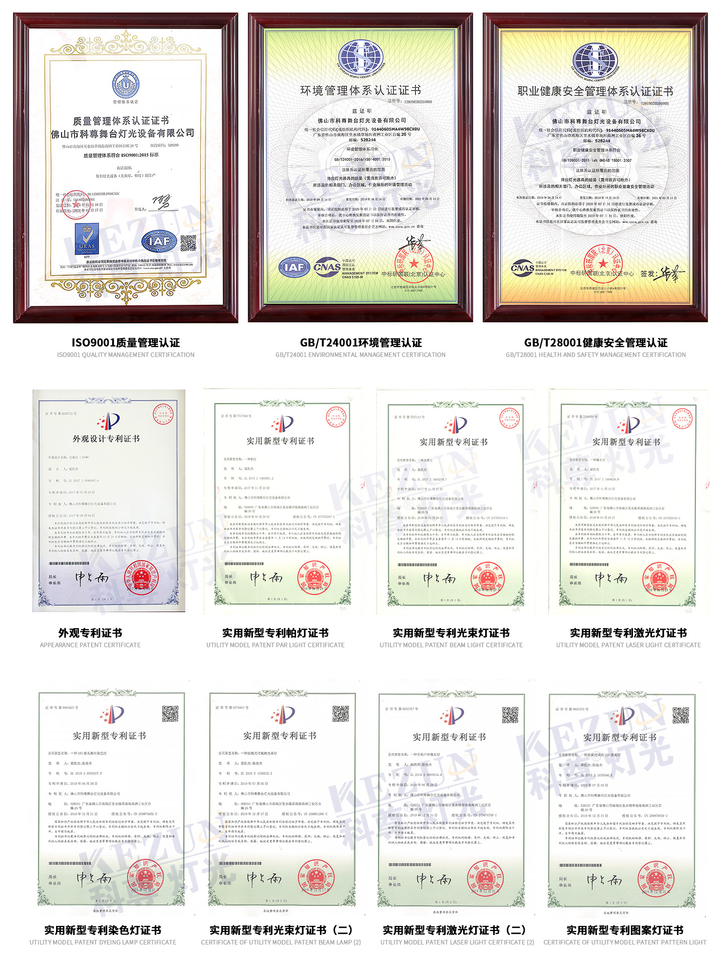 凯发k8国际娱乐荣誉资质证书